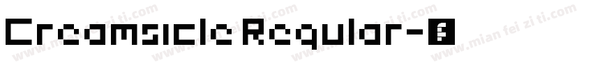 Creamsicle Regular字体转换